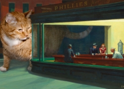 Edward Hopper, Nighthawks and Nightcats